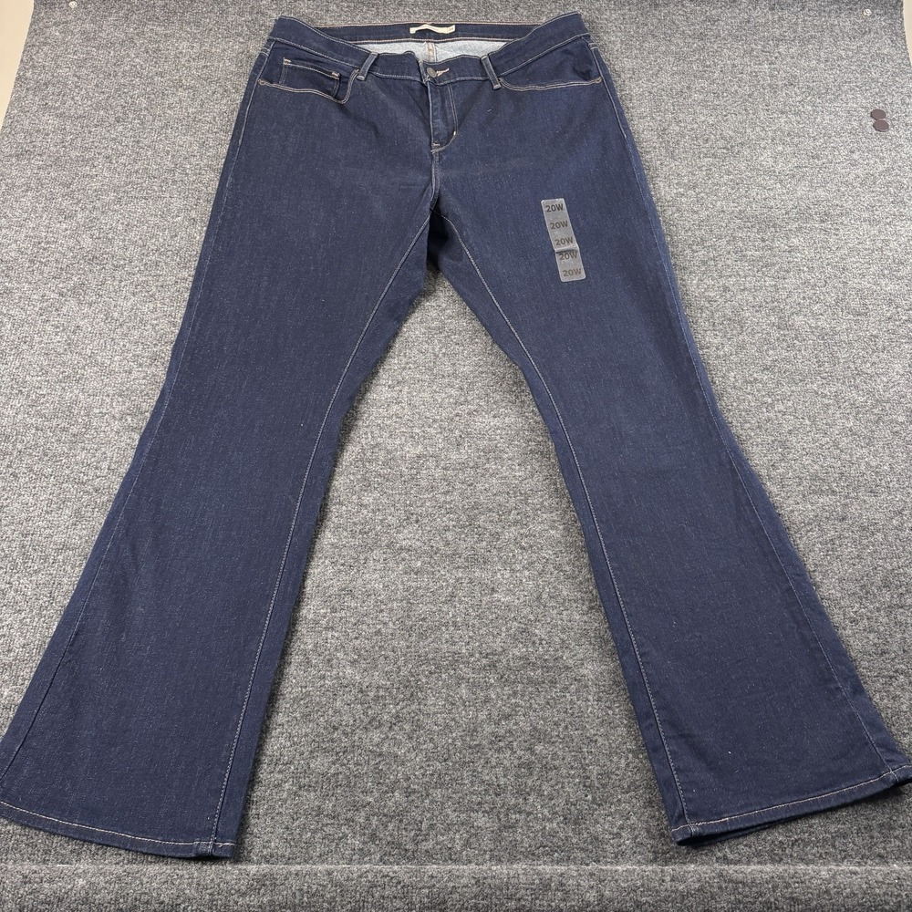 Levis Jeans Womens 34 Curvy Bootcut Mid Rise Medium Wash NWOT